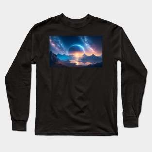 Beautiful another universe landscape Long Sleeve T-Shirt